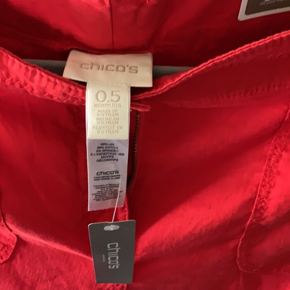 Deep orange /red Bermuda - Picture 5 of 7